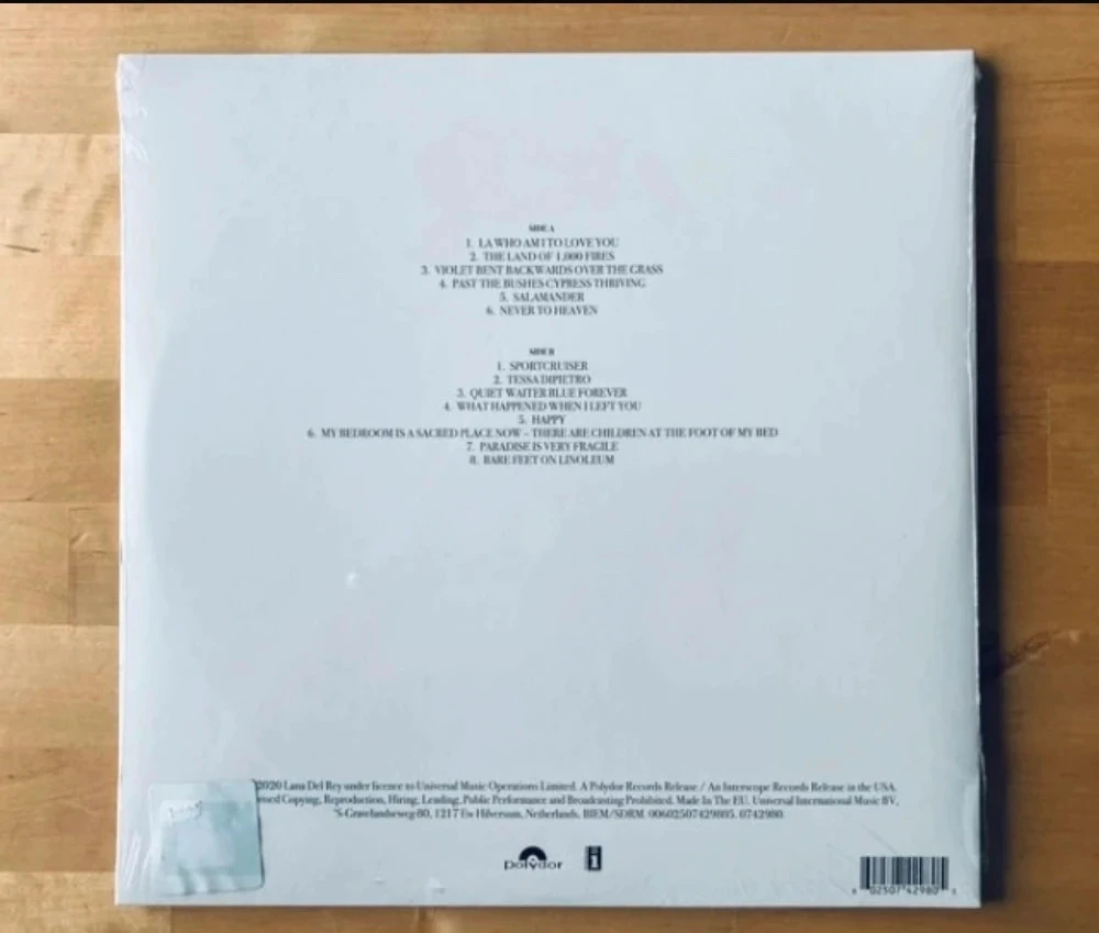 Disco de vinil 33t Lana Del Rey Violet Bent Backward over the Grass. – photo 2